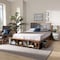 Baxton Studio Cosma Ash Walnut Wood 4-Drawer Queen Size Platform Storage Bed 173-9432-10669 - alternate 4